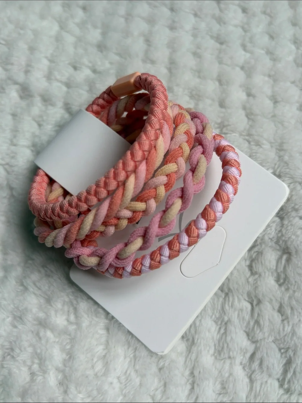 5 Pieces Twisted Braided Hair Ties, Soft Stretch Elastic Hair Bands